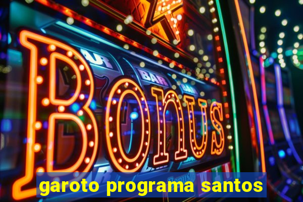 garoto programa santos